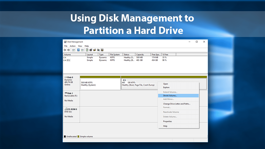 partitioning mac drive for windows